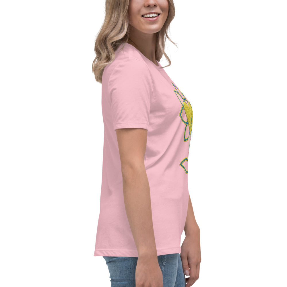 Flower Women's Relaxed T-Shirt UA - Alivwood