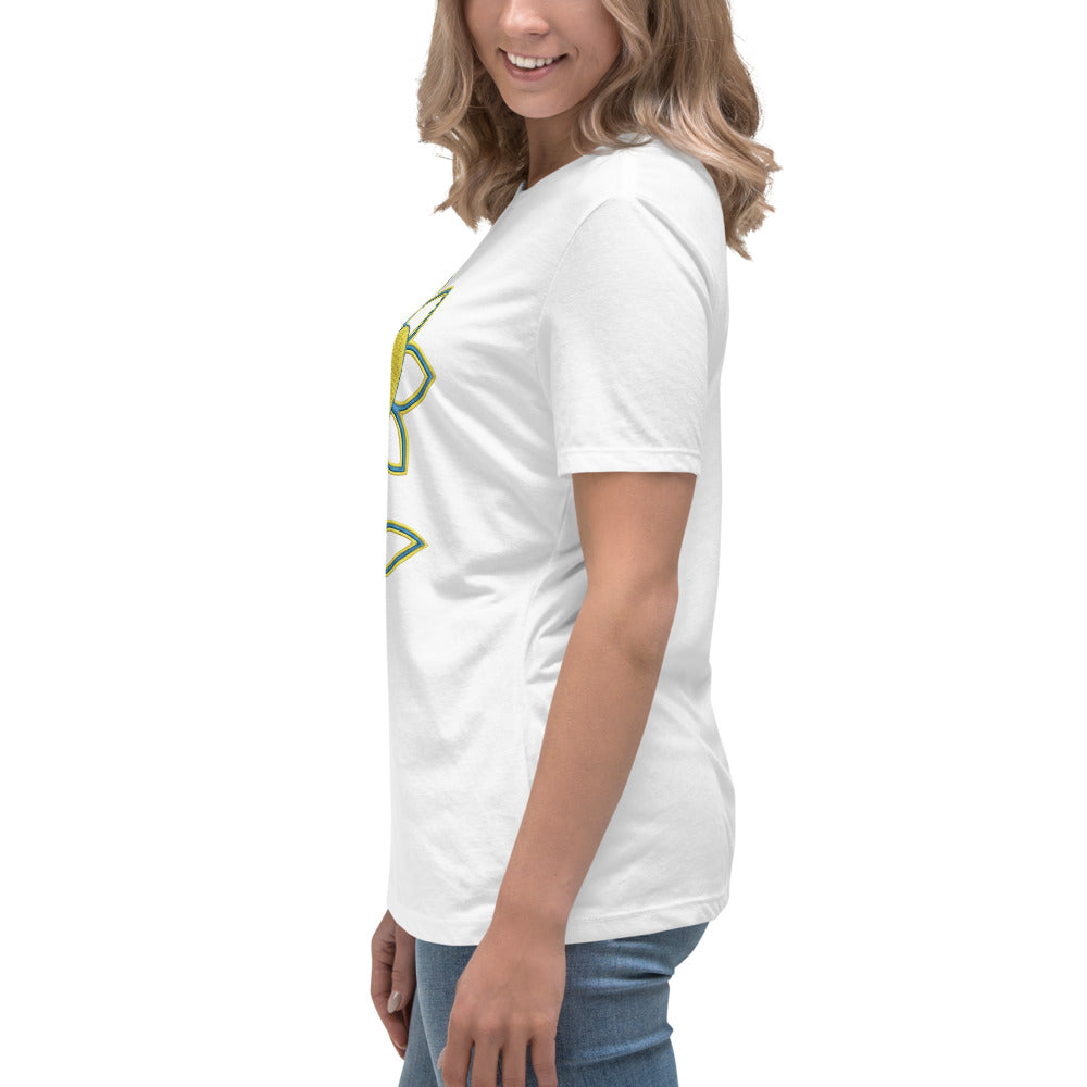 Flower Women's Relaxed T-Shirt UA - Alivwood