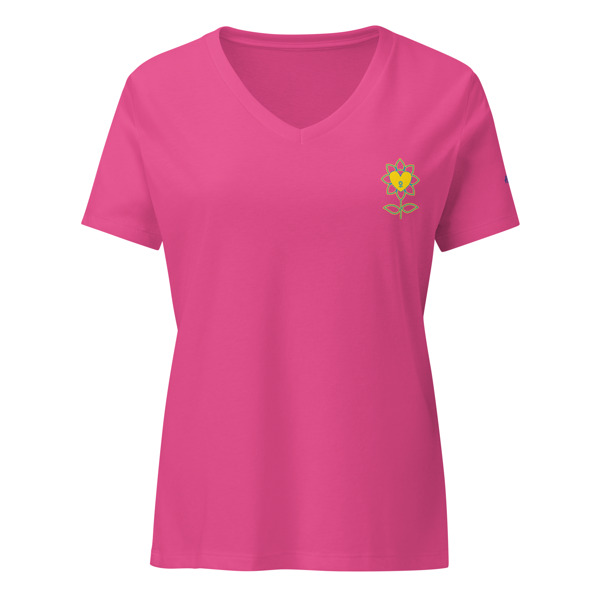 Shooting star Women’s relaxed v-neck t-shirt - Alivwood
