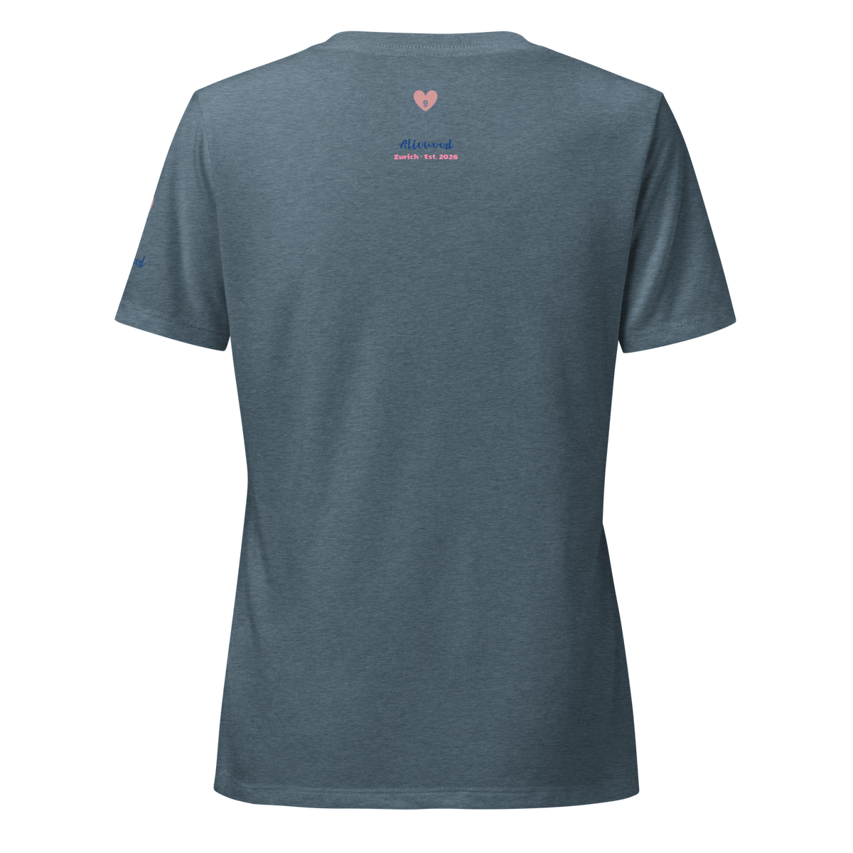 Kissing in Odesa Women’s relaxed v-neck t-shirt - Alivwood