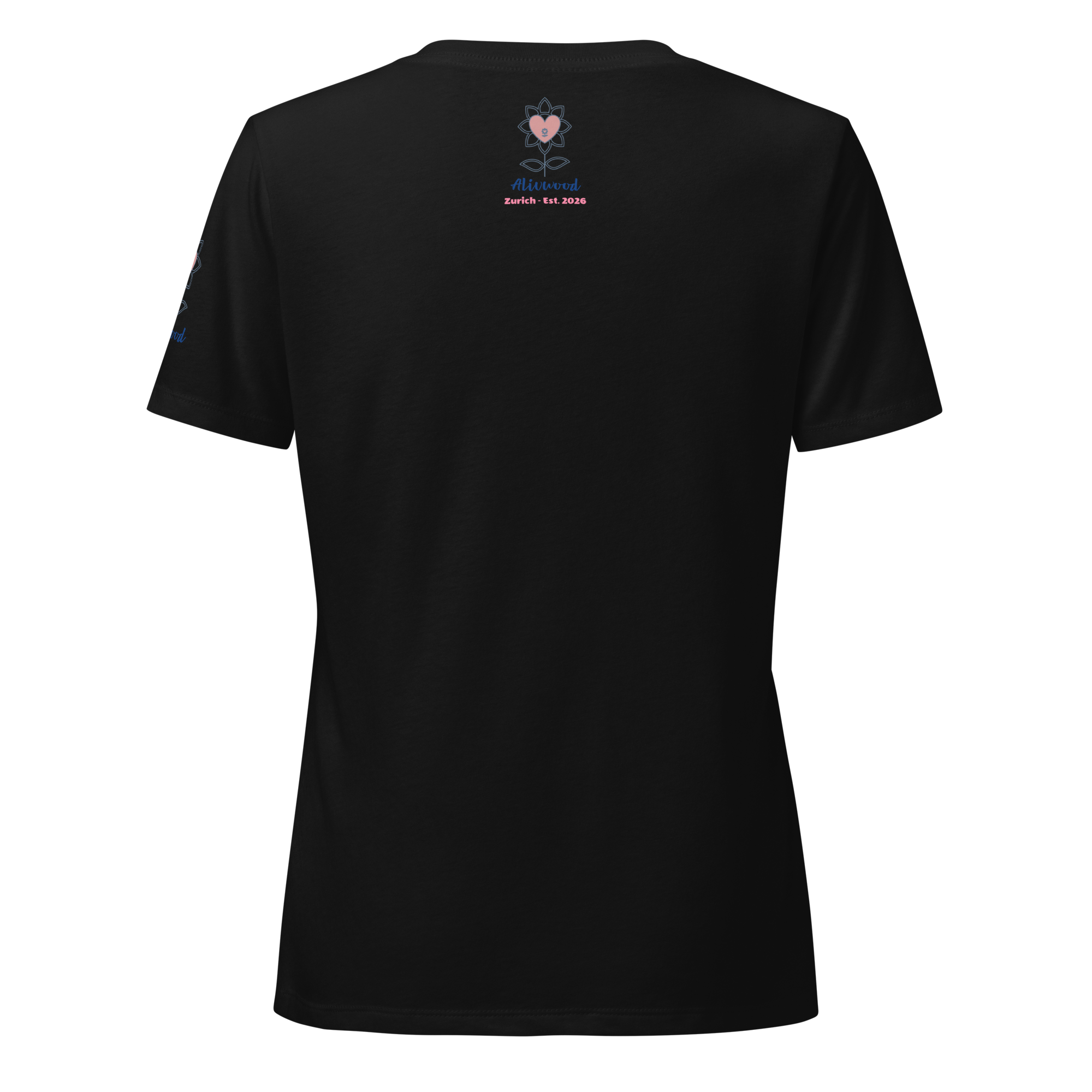Kissing in Zurich Women’s relaxed v-neck t-shirt - Alivwood