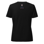 Kissing in Prague Women’s relaxed v-neck t-shirt - Alivwood
