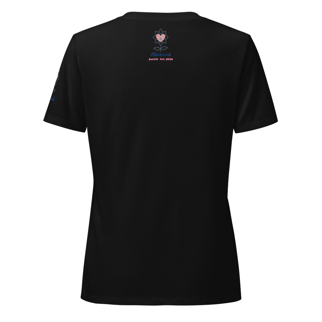 Kissing in Amsterdam Women’s relaxed v-neck t-shirt - Alivwood