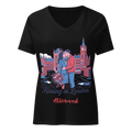 Kissing in London Women’s relaxed v-neck t-shirt - Alivwood