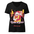 Kissing in Berlin Women’s relaxed v-neck t-shirt - Alivwood