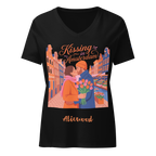 Kissing in Amsterdam Women’s relaxed v-neck t-shirt - Alivwood
