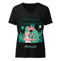 Kissing in Cappadocia Women’s relaxed v-neck t-shirt - Alivwood