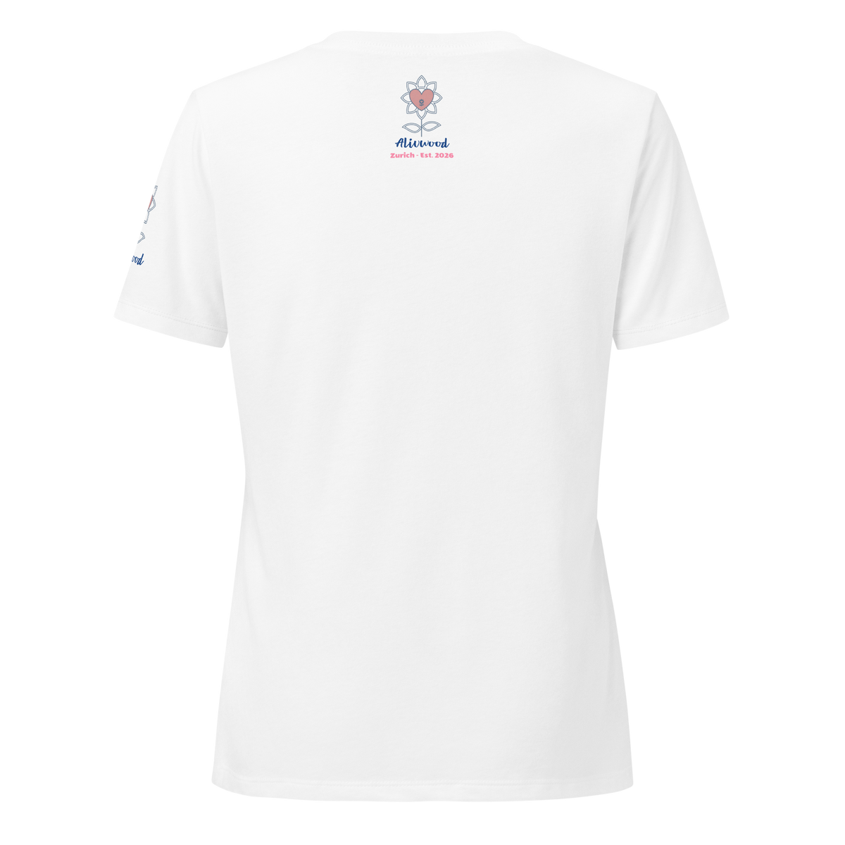 Kissing in Odesa Women’s relaxed v-neck t-shirt - Alivwood